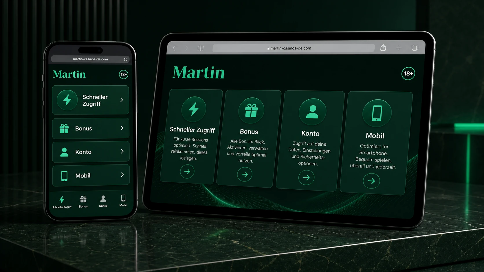 Vorteile der Martin Casino App
