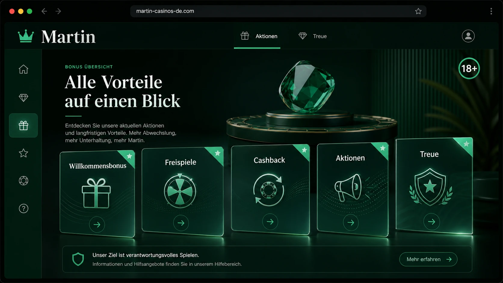 Welche Martin Casino Bonusangebote gibt es?